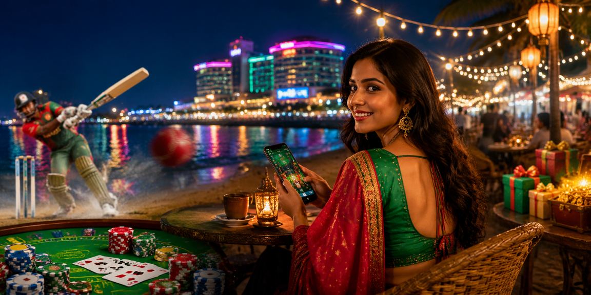 বরিশালে লাল-সবুজ পটভূমিতে ক্রিকেট বেটিং করছেন একজন বাংলাদেশি খেলোয়াড়
