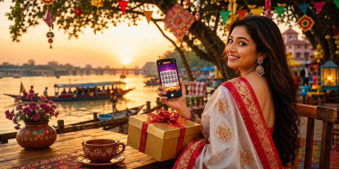 বগুড়ায় পহেলা বৈশাখে লটারি গেম উপভোগের দৃশ্য