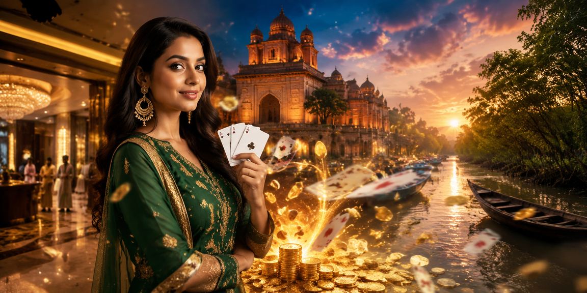 Playing lottery and Rummy during the Eid festival in the Sundarbans region