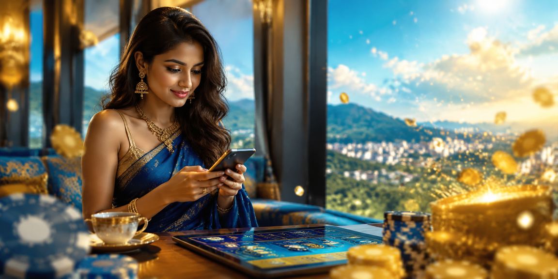 সিলেটে আন্দার বাহার গেম খেলছেন একজন মোবাইল ব্যবহারকারী